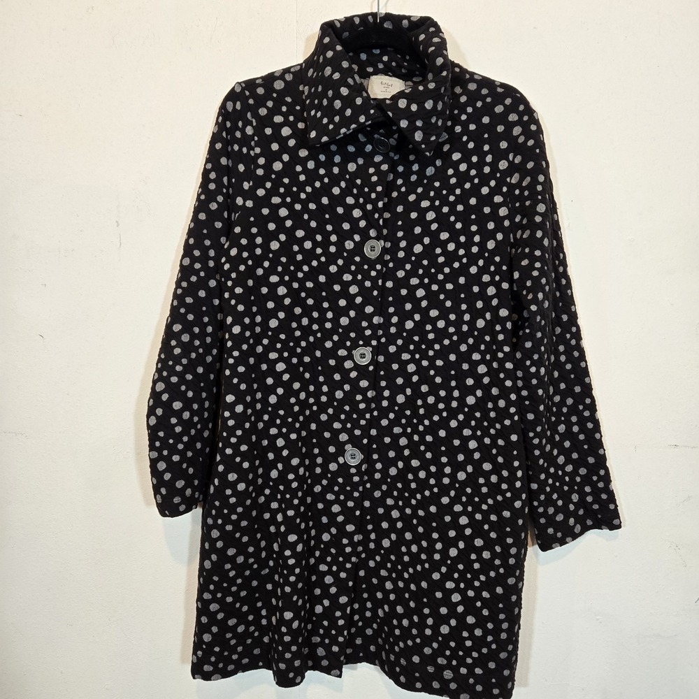 Chalet et Cici Polka Dot Oversized Cardigan Jacket Size Small